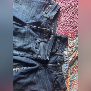 American Eagle and Gap jeans